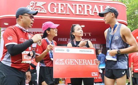 Delapan Kali Jadi Official Insurance Partner Bank Jateng Borobudur Marathon, Generali Promosikan Gaya Hidup Sehat ke Masyarakat