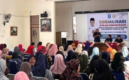 Anggota DPR RI Totok Daryanto Sosialisasi Empat Pilar di Gunungkidul