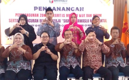 Bawaslu Bantul Luncurkan Budaya Kerja Sigrak