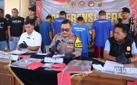 Komplotan Pencuri Mesin Traktor Hibah Pemerintah Diringkus