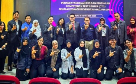SV UGM Jadi Pusat Uji Kompetensi Data Analytics Bersertifikasi Internasional
