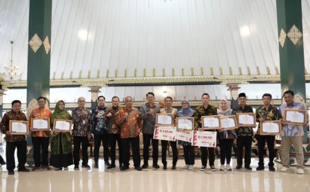 Sepuluh Kalurahan Terbaik di Sleman Meraih JDIH Award