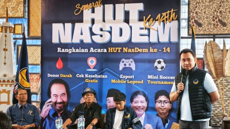 Berkarya 14 Tahun, NasDem DIY Tak Ingin Jadi Beban Rakyat