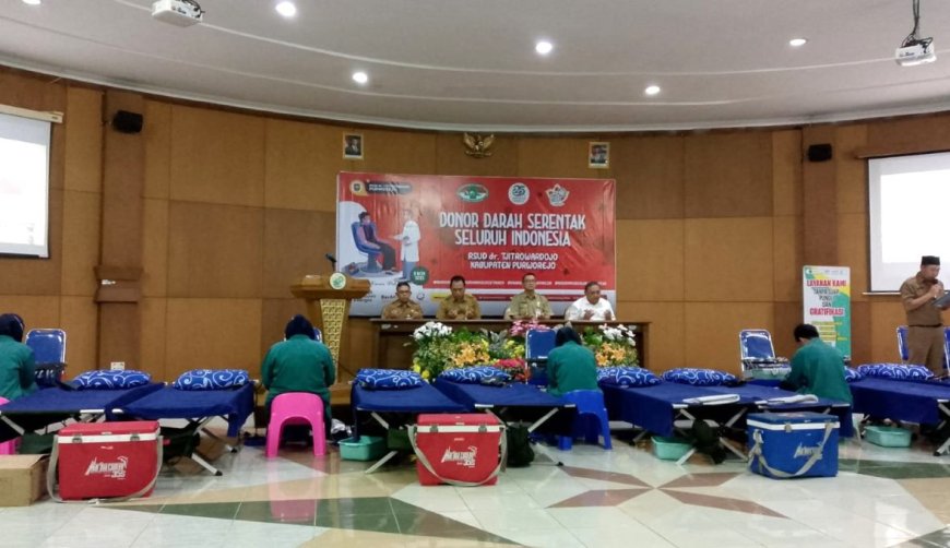HUT ke-25 Arsada, RSUD dr Tjitrowardojo Gelar Donor Darah