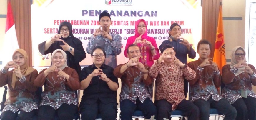 Bawaslu Bantul Luncurkan Budaya Kerja Sigrak