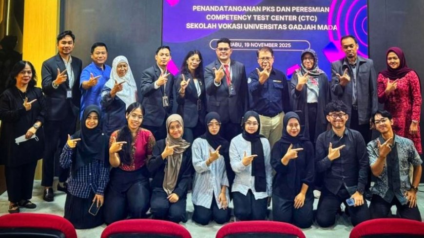 SV UGM Jadi Pusat Uji Kompetensi Data Analytics Bersertifikasi Internasional