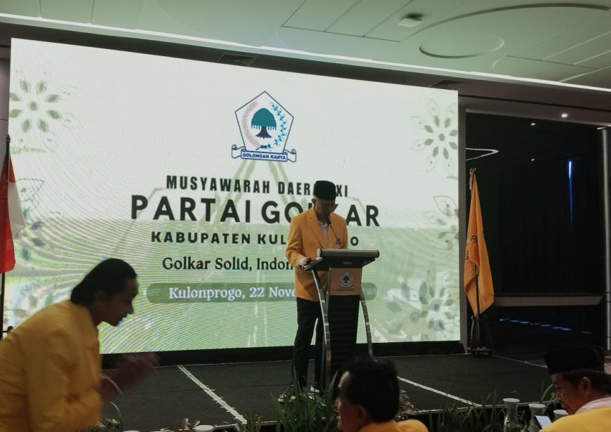 Wisnu Prastya Ketua Golkar Kulonprogo 2025-2030