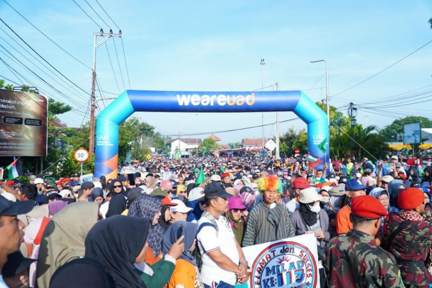 Berhadiah Sapi, 35 Ribu Peserta Meriahkan Jalan Sehat Muhammadiyah