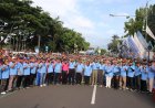 Ribuan Peserta Memeriahkan Jalan Sehat HUT ke-54 Korpri