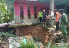 Rumah di Padureso Kebumen Terancam Ambruk, Tanah di Sekitarnya Longsor