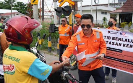 KAI Properti Perketat Pengawasan Perlintasan Sebidang