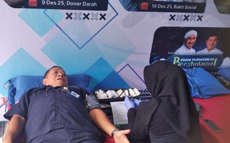 Memperingati HUT ke-51, PDAM Purworejo Donor Darah