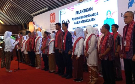 Pengurus Dekranasda Kabupaten Klaten 2025-2030 Dilantik
