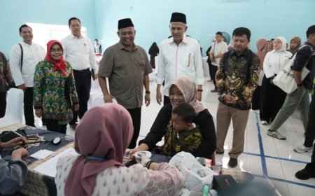 LPS Beri Layanan Kesehatan dan Sembako Gratis di Gayamharjo