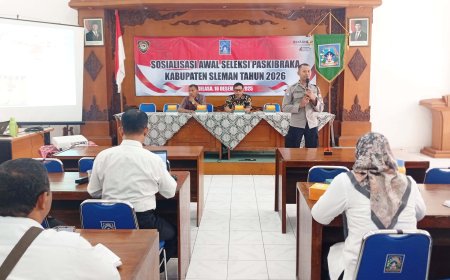 Badan Kesbangpol Sleman Sosialisasikan Pembentukan Paskibraka 2026