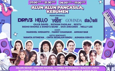 Deretan Artis Meriahkan Penutupan Rangkaian Karnaval SCTV 2025 di Kebumen
