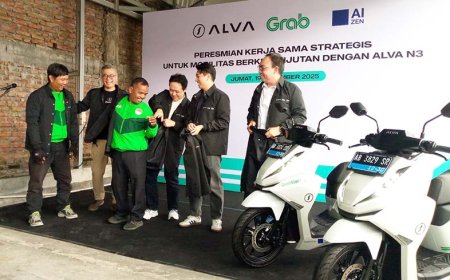 Ojol Jogja "Go Green": Grab Gandeng ALVA Terjunkan 250 Motor Listrik N3, Charge Kilat Cuma 30 Menit
