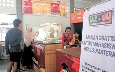 LazisQu Luncurkan Program Makan Gratis untuk Mahasiswa Sumatera Terdampak Bencana