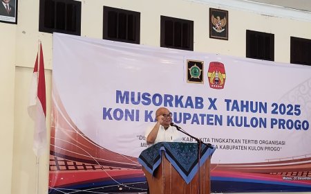 Hamam Mutaqim Pimpin KONI Kulonprogo