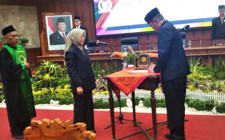 Nani Astuti Dilantik sebagai Anggota DPRD Purworejo Gantikan Suaminya