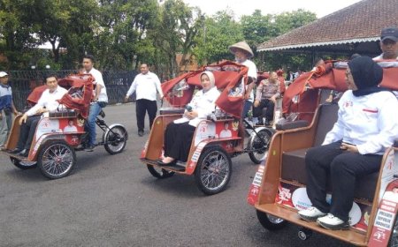 Dibagikan di Purworejo, Becak Listrik Bantuan Presiden Prabowo Mampu Angkut Beban 110 Kilogram