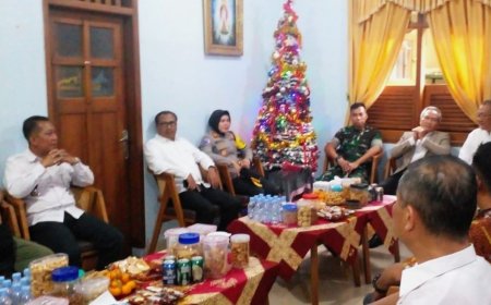 Pelaksanaan Ibadah Natal di Bantul Berjalan Lancar