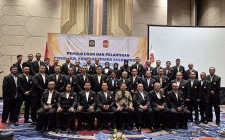 Lantik Pengurus KONI Kulonprogo Dilantik, Ini Pesan Paku Alam X