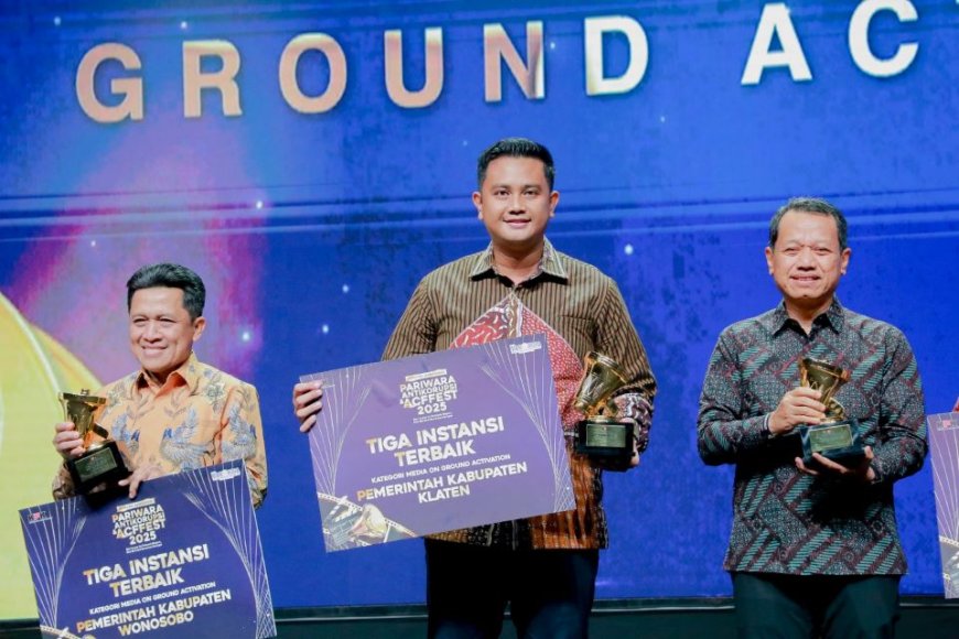 Pemkab Klaten Raih Penghargaan Pariwara Anti Korupsi 2025