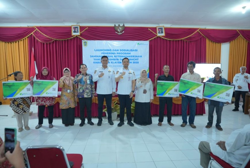 Sebanyak 1.875 Buruh Tani Tembakau di Klaten Ikut BPJS Ketenagakerjaan