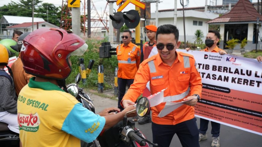 KAI Properti Perketat Pengawasan Perlintasan Sebidang