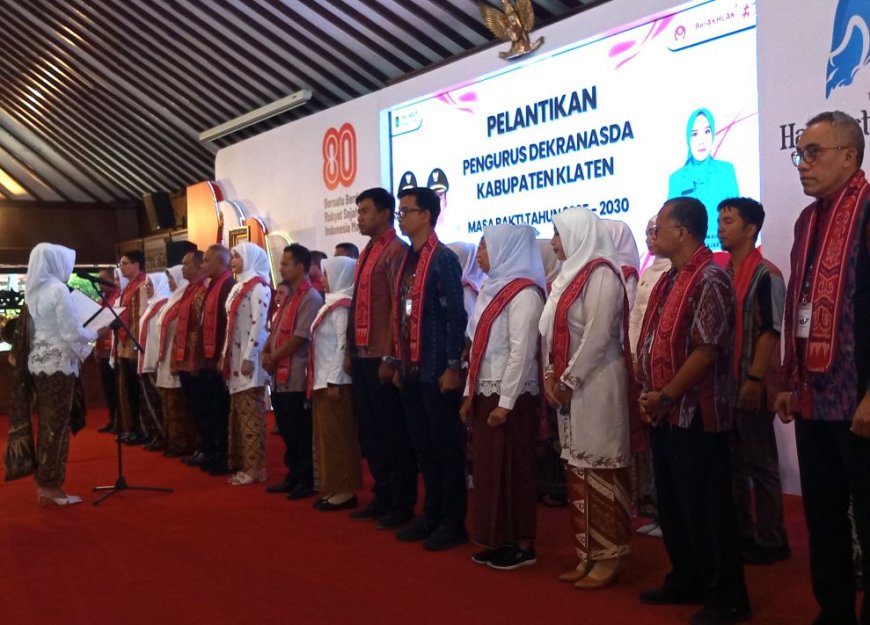 Pengurus Dekranasda Kabupaten Klaten 2025-2030 Dilantik