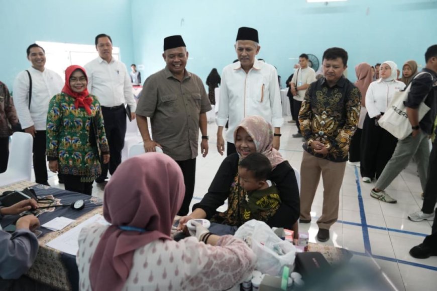 LPS Beri Layanan Kesehatan dan Sembako Gratis di Gayamharjo