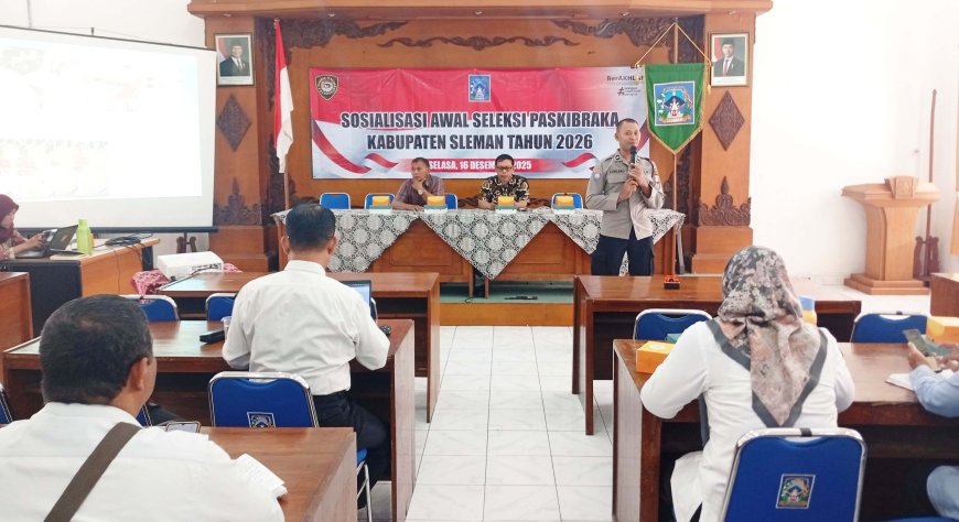 Badan Kesbangpol Sleman Sosialisasikan Pembentukan Paskibraka 2026