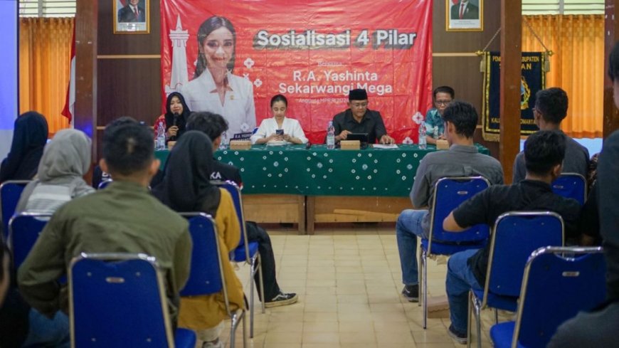 Sosialisasi 4 Pilar MPR RI, Yashinta Bareng Wabup Sleman Komitmen Dorong Kebijakan Pro Rakyat