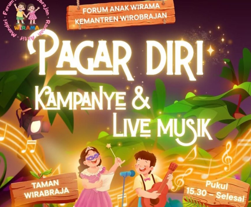 Forum Anak Kemantren Wirobrajan Gelar Kampanye Pagar Diri