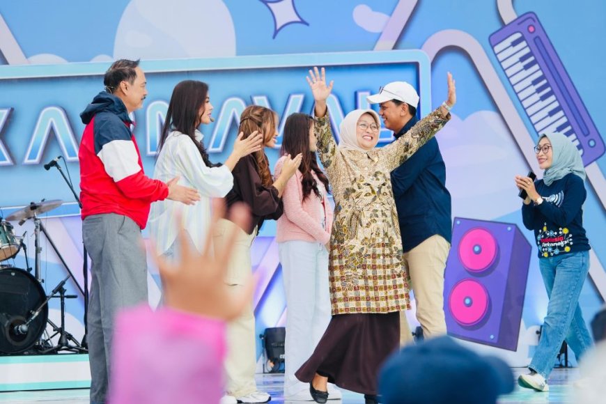 Karnaval SCTV di Kebumen Digelar di Tengah Hujan