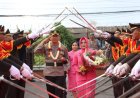 Kapolres Kulonprogo AKBP Ridho Hidayat Disambut Pedang Pora
