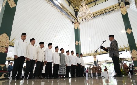 Bupati Sleman Mengukuhkan Pengurus LPTQ dan Rois Masa Bakti 2025-2030