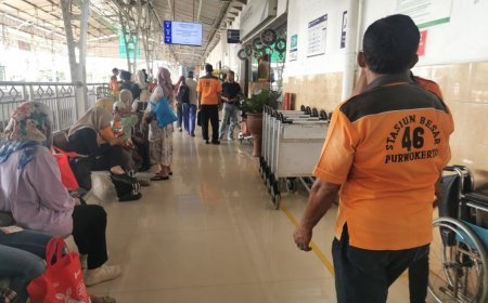 KAI Daop 5 Purwokerto Berangkatkan 322 Ribu Penumpang Saat Libur Nataru