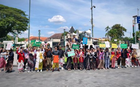 Pegiat Pesta Pernikahan di Yogyakarta Turun Jalan Bawa Kegelisahan