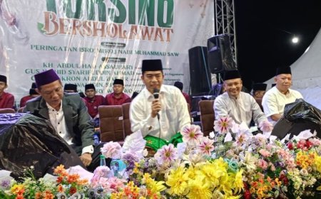 Ribuan Jamaah Mengikuti Tursino Bershalawat