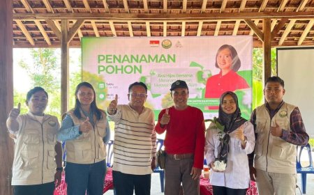 Yayasan Lima Lima Rastra Tanam Tiga Ribu Pohon di Gunungkidul