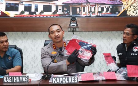 Polres Kebumen Tangkap 4 Pengedar dan Sita 216 Gram Sabu