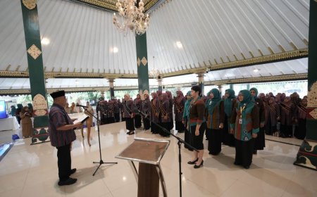 Bupati Sleman Kukuhan Ibu PAUD dan Ibu Pokja PAUD Masa Bakti 2026-2030