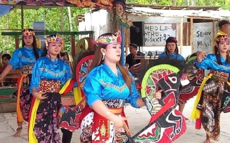 Paguyuban Pecinta Kuda Lumping Kebumen Ulang Tahun, Dihibur Ebeg Putri
