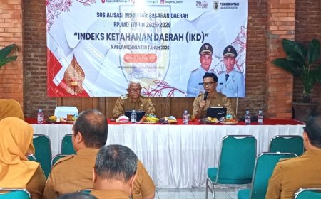Indeks Ketahanan Daerah Kabupaten Klaten Tertinggi di Jawa Tengah