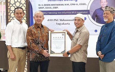 Pasien Tak Perlu Antre Lama Lagi! RS PKU Muhammadiyah Yogyakarta Sabet Penghargaan dari BPJS Kesehatan