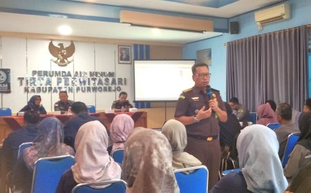 Hindari Korupsi, Kejati Jateng Beri Penerangan Hukum Karyawan PDAM Purworejo