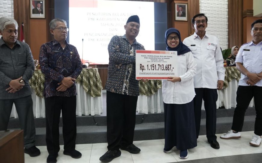 Hasil Bulan Dana PMI Sleman Tahun 2025 Capai Rp 1,1 Miliar