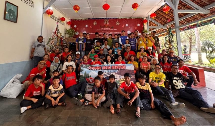 Alumni BOSA Salurkan Bantuan Natal ke Tiga Panti di Kulonprogo
